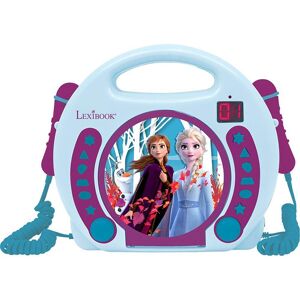 LEXIBOOK RCDK100FZ CD Player with Microphones - Disney Frozen 2, Purple,Blue