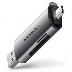 Axagon CRE-SAC - Kartenleser / USB 3.2 Gen1 Typ C + Typ A, SD, microSD