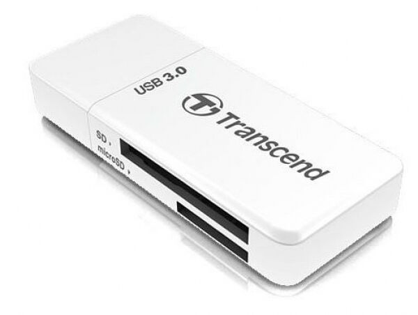 Transcend TS-RDF5W - SD/microSD CardReader - USB3 - Weiss