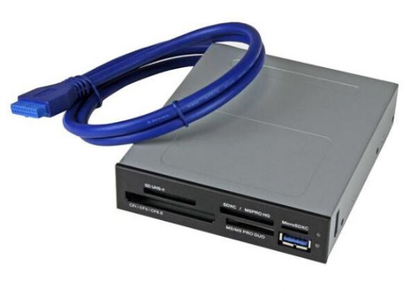 StarTech.com Startech 35FCREADBU3 - USB 3.0 interner Kartenleser mit UHS-II Unterstützung