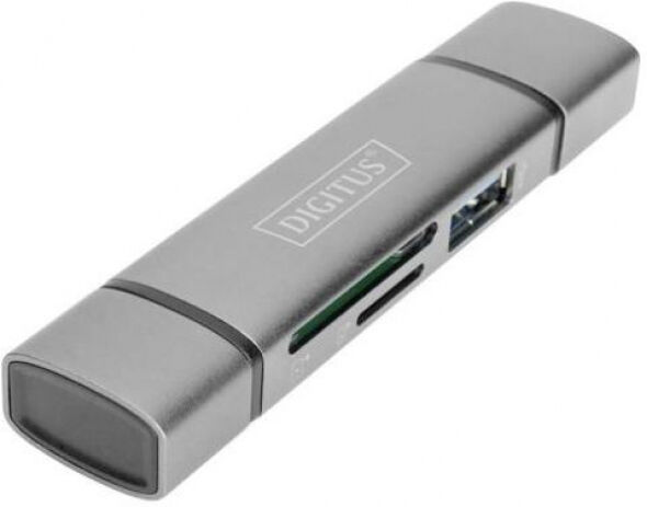 Digitus DA-70886 - Dual Card Reader USB-C / USB 3.0 / OTG