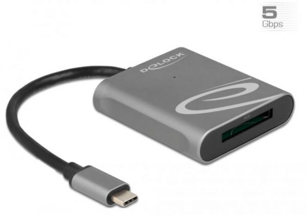 DeLock 91741 - USB Type-C Card Reader für XQD 2.0 Speicherkarten