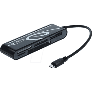 DELOCK 91732 - OTG Card Reader, 5 Slots