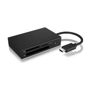 ICY BOX IB-CR401-C3 Kartenleser USB 3.2 Gen 1 (3.1 Gen 1) Type-C Schwarz