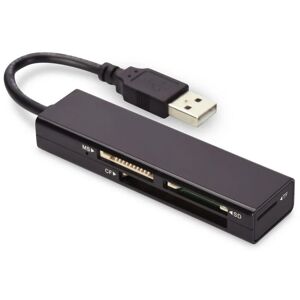 Ednet 85241 Kartenleser USB 2.0 Schwarz