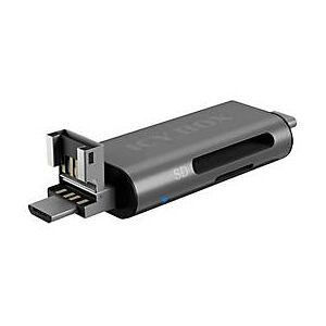 ICY BOX IB-CR201-C3 - Kartenleser - micro USB / USB / USB-C 3.2 Gen 1