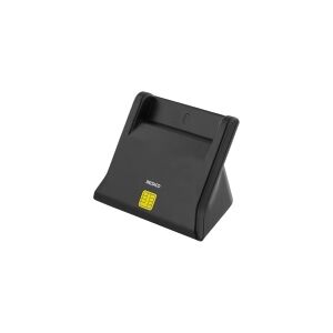 DELTACO UCR-156 - SMART-kortlæser - USB - sort