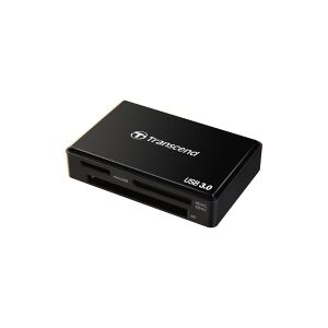 Transcend Multi-Card Reader RDF8 - Kortlæser (MS, CF, SDHC, MS Micro, microSDHC, SDXC, SDHC UHS-I, SDXC UHS-I, MS XC) - USB 3.0