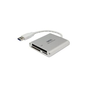 Unitek - Kortlæser (CF, microSD, SDXC) - USB 3.0