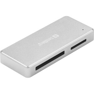 Sandberg Usb-A/usb-C 3.1 Sd/cfast Kortlæser - Sølv