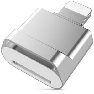 Apple Lightning Kortlæser Til Micro-Sd - Otg Adapter - Sølv