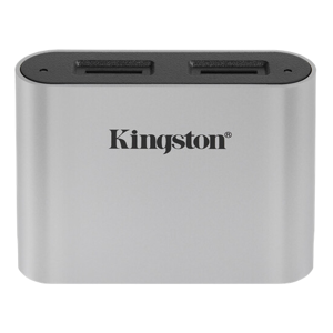 Kingston Usb-C 3.2 Workflow Microsd Kortlæser - Sølv