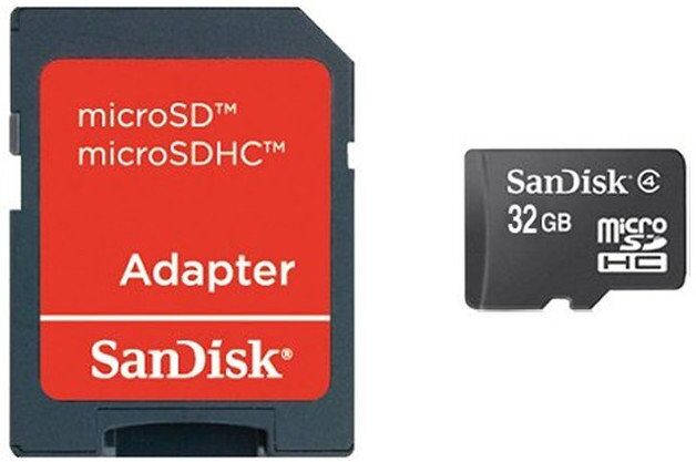 SanDisk 32gb Clase 4 Micro Sd Transflash