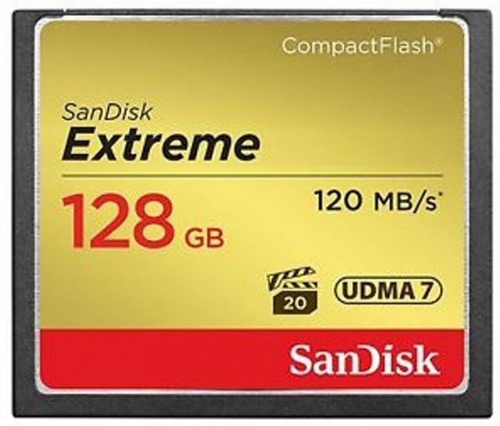 SanDisk Compact Flash Extreme 128gb (120 / 85mb / S)