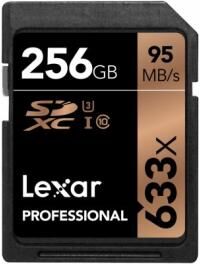 Lexar Tarjeta de memoria Lexar Professional 633x SDHC/SDXC UHS-I a 95MB/s de 256GB