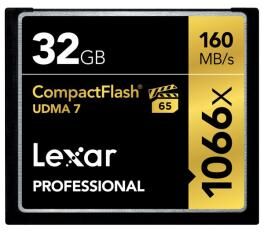 Lexar Tarjeta CompactFlash Lexar Profesional 1066x 32GB