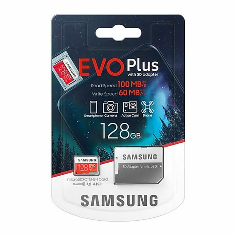 Samsung EVO PLUS (2020) MICROSDXC 128GB C10 UHS-I U3 100MB/S