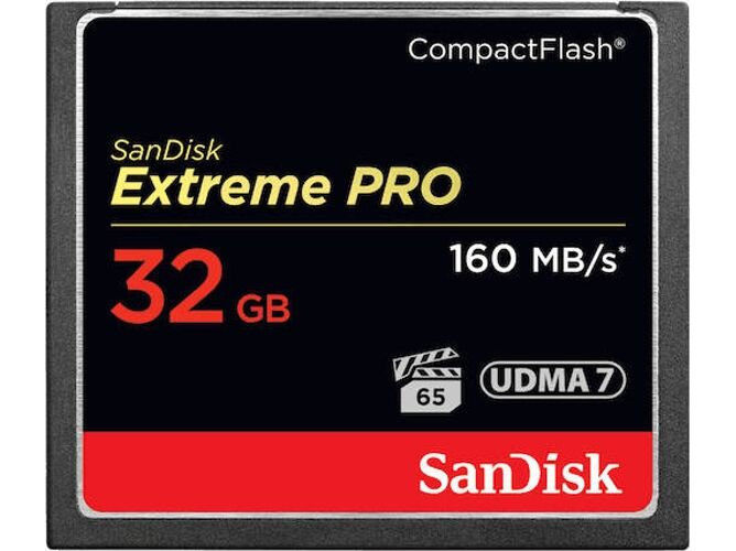 SanDisk Tarjeta de Memoria SANDISK 32GB Extreme Pro CF 160MB/s