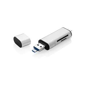 CABLING 3 en 1 Lecteur de Carte USB Type C, Micro USB et USB 3.0 Combo à 2-Slot/TF/lecteur de cartes SD OTG Adaptateur carte - Publicité