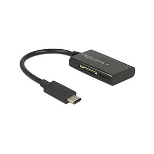 Delock 91740 usb 3.0 (3.1 gen 1) type-c noir lecteur de carte mémoire - Publicité