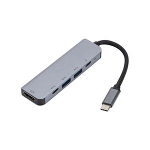 Non renseigné Type-C USB 3.0 Hdmi 4K Carte Sd Tf USB 3.0 Lecteur 6In1 Hub Adaptateur pour Pc WEN047 - Publicité