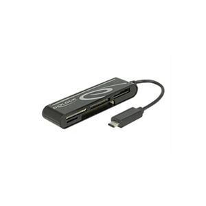 Delock USB 2.0 Card Reader USB Type-C male 5 Slots - Lecteur de carte - tout-en-un (Multi-Format) - USB-C - Publicité