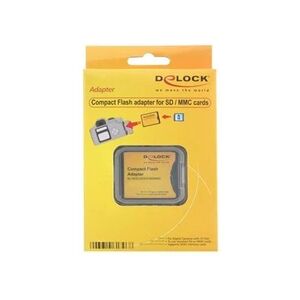 Delock Compact Flash Adapter - Adaptateur de carte (MMC, SD, SDHC, SDXC) - CompactFlash - Publicité