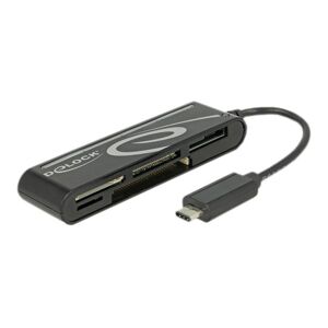 Delock USB 2.0 Card Reader USB Type-C male 5 Slots - Lecteur de carte - tout-en-un (Multi-Format) - USB-C - Publicité