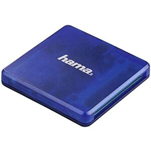 Hama Lecteur multi-cartes USB-2.0, SD/microSD/CF, bleu - Publicité