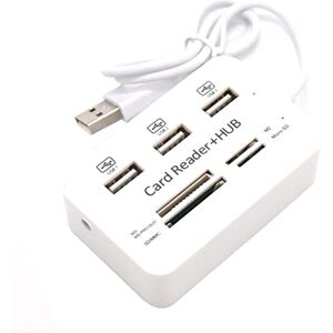 SANSHAN 1 PCS 3 Port USB HUB 2.0 Splitter Combo Lecteur de Carte Portable Multi Fonction Support TF SD M2 SDHC Carte Lecture Écriture - Publicité