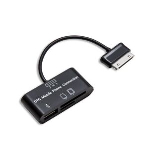 Connectland CONNECLTAND  C-Smart-M2 Lecteur Multi Cartes + Hub USB pour Samsung Galaxy Tab Noir - Publicité