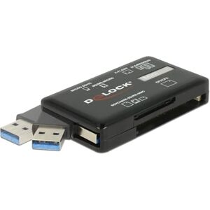 DeLOCK SuperSpeed Lecteur de Carte USB pour CF/SD/MicroSD/MS/M2/xD - Publicité