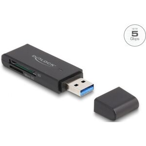 DELOCK Lecteur de Carte USB pour Cartes SD et Micro SD