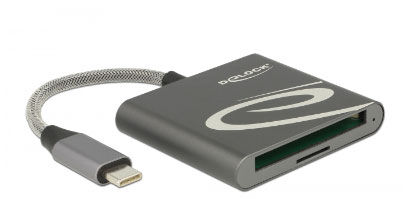 DELOCK Lecteur de Carte USB-C pour Compact Flash ou Micro SD