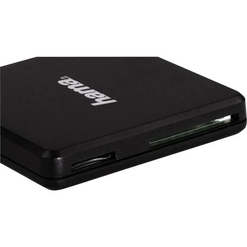 Hama 124022 Externe geheugenkaartlezer USB 3.2 Gen 1 (USB 3.0) Zwart
