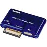 Hama Kaartlezer Usb 2.0-35-In-1, Kaartlezer, Kaartlezer Sd/Sdhc/Sdxc, Cf, Microsd/Sdhc/Sdxc, Usb 2.0, Blauw