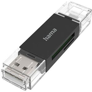 Hama Card Reader USB-A Micro-USB SD/microSD