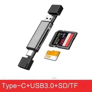 Sombrero Portable USB 2.0/3.0 Type-C TF/SD Memory Card Reader for PC & Phone