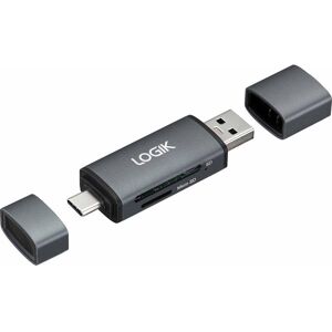 LOGIK LCRAC23 USB Type-C & USB 3.0 Memory Card Reader