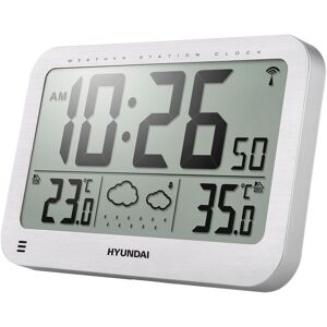 Wetterstation »Hyundai WS 2331«, (mit Aussensensor) silberfarben