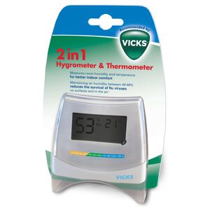 Vicks 2in1 Hygrometer & Thermometer V70EMEAV1 (1 Stück)