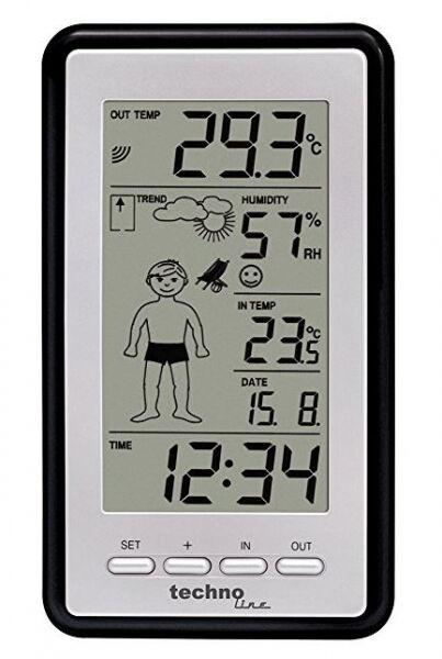 Technoline WS 9632 schwarz - Wetterstation