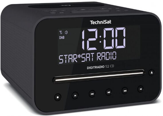 TechniSat Digitradio 52 CD - DAB+ / UKW / CD - Schwarz