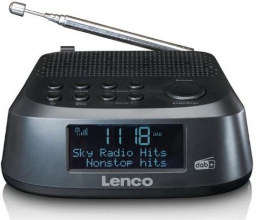 Lenco CR-605 - DAB+ Radiowecker - Schwarz