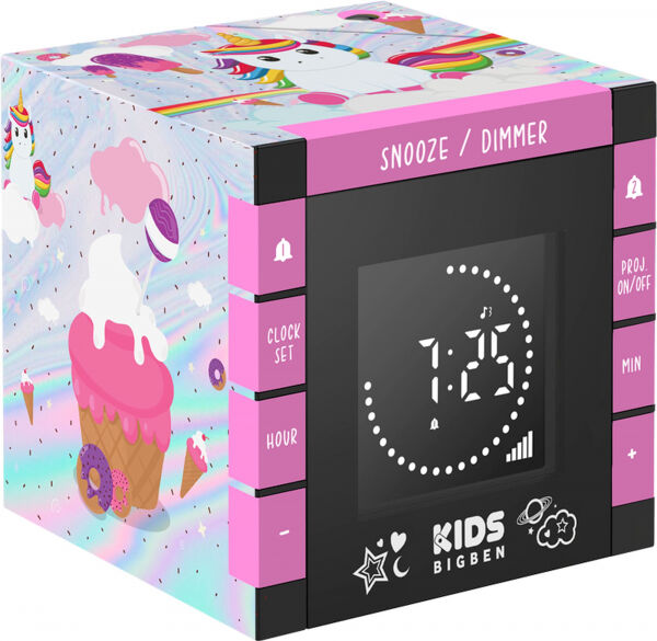 Bigben - Alarm Clock R70 - Unicorn 3 [w. projektor]