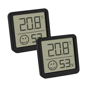 TFA-Dostmann 30.5053.01.02 Umgebungsthermometer Elektronisches Umgebungsthermometer Drinnen Schwarz