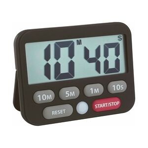 TFA-Dostmann 38.2038.01 Digitaler Küchentimer Schwarz, Grau, Rot, Weiß