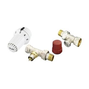 Danfoss Thermostat-Set Home RAS-C RA-N RLV-S DN 15 1/2, Durchgang + Rücklaufverschraubung