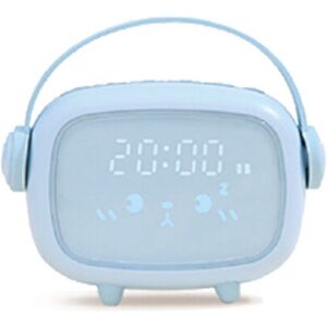 Multifunktionaler digitaler Wecker Led Wake Up Night Light usb Wiederaufladbarer Led Wecker Nette Tägliche Alarme Für Bett - Blau - Minkurow