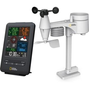 Bresser National Geographic 9080500 - Wetterstation 5in1 Color-Display Funk Mit Multisensor